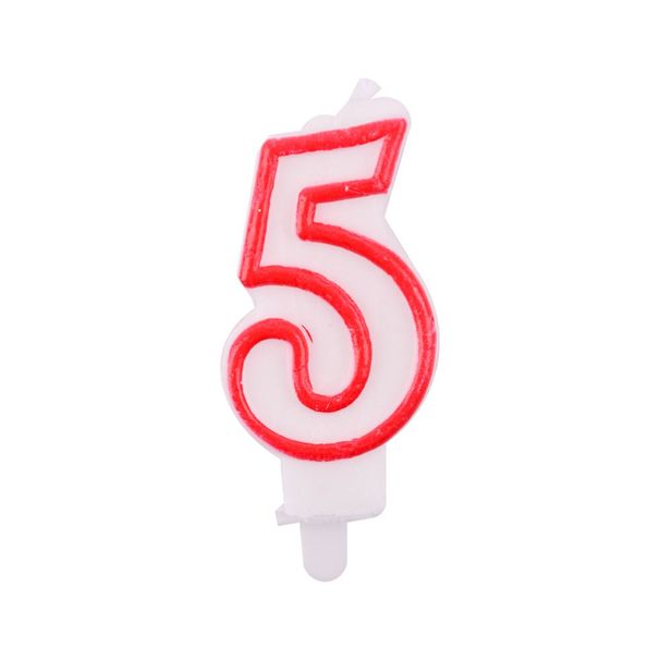 Number 5 Birthday Candle 3D Number Happy Birthday Cake Candles For Birthday Party Wedding Decoration Reunions Theme Party 7cm 24pcs_maomaolike.com