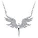 New Creativity Angel Wings Unique Design Pendant Necklace Classic Accessories All-match Personality Clavicle Chain Charm_maomaolike.com