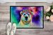 Hippie Animal Polar Bear Doormat Front Door Mat Indoor Outdoor Rugs For Entryway, Non Slip Washable Low Pile, 24H X 36W_maomaolike.com