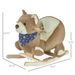 Baby Rocking Horse With Lullaby, Ride On Horse, Bear Themed Plush Animal Rocker With Pedals For Ages 18-36 Months, Easy To Assemble_maomaolike.com