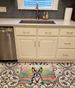 Boston Terrier Hippie Dawg Memory Foam Kitchen Mat Machine Washable Anti-Fatigue Mat Cushion Comfort Bath Mat Or Kitchen Rug_maomaolike.com