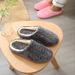 Unisex Fluffy Home Slippers Soft Lightweight Anti Slip Comfortable Indoor Slides For Autumn Winter_maomaolike.com