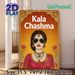 Kala Chashma Indian Traditional Painting Poster, Vibrant Ethnic Style Poster, Eye-catching Cultural Design Featuring Woman In Traditional Attire With_maomaolike.com