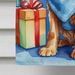 Cocker Spaniel Christmas Reindeer House Flag Large Porch Sleeve Pole Decorative Outside Yard Banner Artwork Wall Hanging, Polyester, House Size, Multicolor_maomaolike.com
