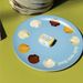 Nordic High-End Bamboo Fiber Home Dessert Flat Jewelry Eco-Friendly Camping Dish Plate_maomaolike.com