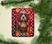 Petit Basset Griffon Vendeen Holiday Christmas Porcelain Ornament Christmas Tree Hanging Decorations For Home Christmas Holiday, Rectangle, Gift, Multicolor_maomaolike.com