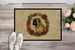 Mastiff Christmas Flowers Doormat Front Door Mat Indoor Outdoor Rugs For Entryway, Non Slip Washable Low Pile, 24H X 36W_maomaolike.com