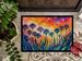 Agapanthus In Color Doormat Front Door Mat Indoor Outdoor Rugs For Entryway, Non Slip Washable Low Pile, 24H X 36W_maomaolike.com