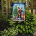 Chocolate Toy Poodle Christmas Reindeer Garden Flag Mailbox Flag Decorative Yard Flag Banner Outside Patio Artwork Yard Flower Beds, Garden Size, Multicolor_maomaolike.com