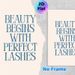 Lash Quote Painting Poster, Minimalist Blue Typography Poster, Elegant Beauty-themed Wording Ideal For Beauty Salon, Bedroom Wall Decor_maomaolike.com