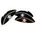 Halloween Cos Performance Costume Props Caribbean Gold Edge Pirate Captain Hat LED Luminous Skull Pirate Hat_maomaolike.com
