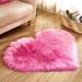 Rug, Gift For Mother's Day, Heart Shaped Rug, Fluffy Rugs, Shag Mats For Bedroom Living Room, Love Coquette Room Decor_maomaolike.com
