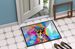 Hippie Animal Cheetah Doormat Front Door Mat Indoor Outdoor Rugs For Entryway, Non Slip Washable Low Pile, 24H X 36W_maomaolike.com
