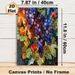 Grape Themed Painting Poster, Vibrant Stained Glass Mosaic Style Poster, Eye-catching Artistic Decor Suitable For Kitchen, Dining Room And Living Area_maomaolike.com