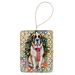 Saint Bernard Christmas Porcelain Ornament Christmas Tree Hanging Decorations For Home Christmas Holiday, Rectangle, Gift, Multicolor_maomaolike.com