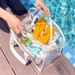 Beach New Transparent Swimming PVC Waterproof Clothing Storage Handheld Travel Large Capacity Makeup Toiletry Bag_maomaolike.com
