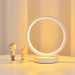 Minimalist Modern Fashion Ring Table Lamp For Bedside, Study, Bedroom, Living Room, Dormitory, Adjustable Decorative_maomaolike.com