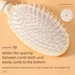Master Jiang Cream Women's Air Cushion Fluffy Set Anti-Static High Crown Styling Curling Comb_maomaolike.com