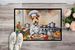 Fox Terrier The Chef Doormat Front Door Mat Indoor Outdoor Rugs For Entryway, Non Slip Washable Low Pile, 24H X 36W_maomaolike.com