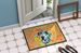 Dalmatian Hippie Dawg Doormat Front Door Mat Indoor Outdoor Rugs For Entryway, Non Slip Washable Low Pile, 24H X 36W_maomaolike.com