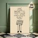 French Baguette Themed Painting Poster, Minimalist Hand-drawn Cartoon Poster, Playful French-style Design To Add Cozy Atmosphere For Kitchen, Dining_maomaolike.com