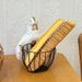 Hug Chicken And Vegetable Rack Detachable Iron Art Rotating Supplies Fruit Storage Basket_maomaolike.com