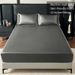 Cross-Border Summer Ice Silk Bed Sheet Solid Color Cooling Mat Mattress Cover Simmons Protector Single Piece Three-Piece Set Machi_maomaolike.com