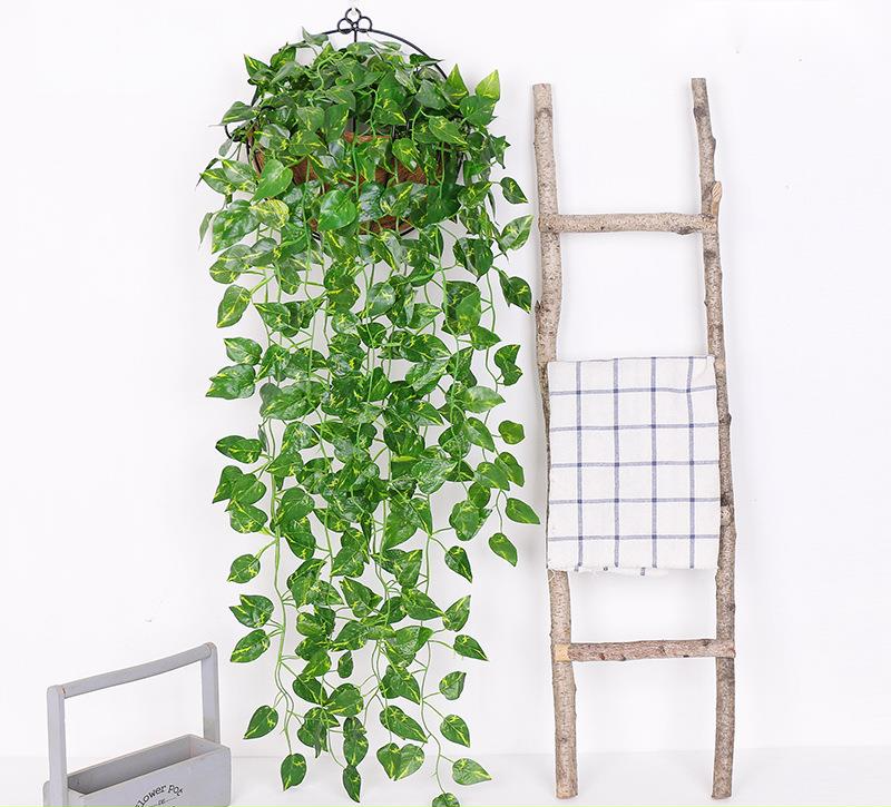 Artificial Hanging Ivy Climbing Vine Strip Wall Window Chlorophytum Green Plant Fake Flower Decoration Manufacturer_maomaolike.com