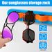 Wall-Mounted Wave Sunglasses Holder – Modular Eyewear Organizer For Glasses, Shades & Accessories (Space-Saving,_maomaolike.com