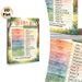 Bible Emergency Reference Painting Poster, Watercolor Woodland Themed Poster, Quick Scripture Guide For Various Life & Emotional Needs, Suitable For_maomaolike.com