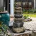 32.2in Stacking Stones Garden Statues, Welcome Signs In Five Languages, Outdoor Decor For Patio, Lawn, Yard Art Decoration, Housewarming Garden Gift_maomaolike.com