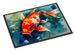 Koi Fish Doormat Front Door Mat Indoor Outdoor Rugs For Entryway, Non Slip Washable Low Pile, 24H X 36W_maomaolike.com