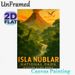 Isla Nublar Dinosaur Painting Poster, Vintage Prehistoric Landscape Poster, Captivating Scene Featuring Volcano, Dinosaurs And Waterfall, Ideal For_maomaolike.com
