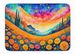 Marigolds In Color Memory Foam Kitchen Mat Machine Washable Anti-Fatigue Mat Cushion Comfort Bath Mat Or Kitchen Rug_maomaolike.com