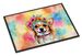 Chihuahua Hippie Dawg Doormat Front Door Mat Indoor Outdoor Rugs For Entryway, Non Slip Washable Low Pile, 24H X 36W_maomaolike.com