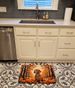 Vizsla Fall Memory Foam Kitchen Mat Machine Washable Anti-Fatigue Mat Cushion Comfort Bath Mat Or Kitchen Rug_maomaolike.com