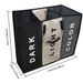 Cross-Border Dirty Oxford Cloth Portable Foldable Miscellaneous Storage Bag Large Capacity Handheld Laundry Basket Aluminum Ring_maomaolike.com
