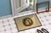 Shiba Inu Christmas Flowers Doormat Front Door Mat Indoor Outdoor Rugs For Entryway, Non Slip Washable Low Pile, 24H X 36W_maomaolike.com
