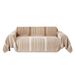 Soft Chenille Geometric Pattern Throw For 3-Seater Couch, Modern Striped Design, Multiple Sizes & Colors Cover Sofa_maomaolike.com