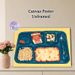 School Lunch Tray Painting Poster, Vibrant Retro Illustrated Poster, Nostalgic Classic School Meal Tray Artwork, Suitable For Dining Room And Kitchen_maomaolike.com