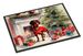 Dachshund Cozy Christmas Doormat Front Door Mat Indoor Outdoor Rugs For Entryway, Non Slip Washable Low Pile, 24H X 36W_maomaolike.com