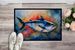 Bluefin Tuna Doormat Front Door Mat Indoor Outdoor Rugs For Entryway, Non Slip Washable Low Pile, 24H X 36W_maomaolike.com