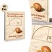 Golden Ratio Snail Painting Poster, Warm-toned Realistic Snail & Fibonacci Spiral Poster, Inspirational Mathematical-themed Decor Suitable For Home_maomaolike.com