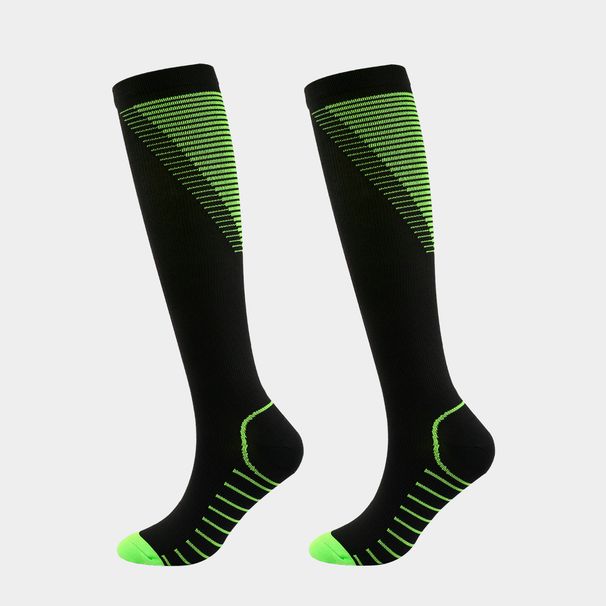 Socks new colorful striped V-shaped compression socks professional sports compression socks for men and women elastic socks fitness socks_maomaolike.com
