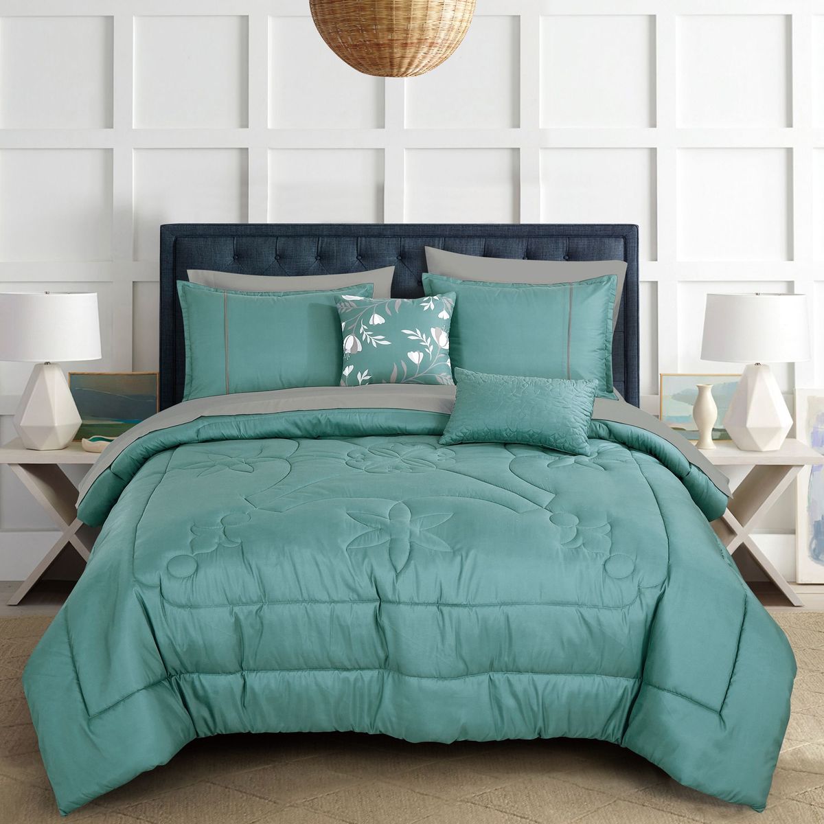 Urenna 9PC COMFORTER SET_maomaolike.com