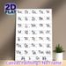Armenian Alphabet Painting Poster, Clear-structured Lined Alphabet Chart Poster, Practical Language Learning Aid Suitable For Study Room, Language_maomaolike.com