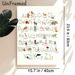 Turkish Alphabet Animal Painting Poster, Soft Watercolor Illustrated Alphabet With Matching Animals Poster, Educational Wall Decor Ideal For Home_maomaolike.com