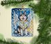 Alaskan Malamute My Angel Porcelain Ornament Christmas Tree Hanging Decorations For Home Christmas Holiday, Rectangle, Gift, Multicolor_maomaolike.com