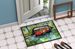 Little Red Street Car Doormat Front Door Mat Indoor Outdoor Rugs For Entryway, Non Slip Washable Low Pile, 24H X 36W_maomaolike.com