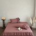 Wholesale INS French Retro Multi-layer Lace Pure Four-piece Princess Style Full Washed Cotton Bed Skirt 4-piece Set_maomaolike.com